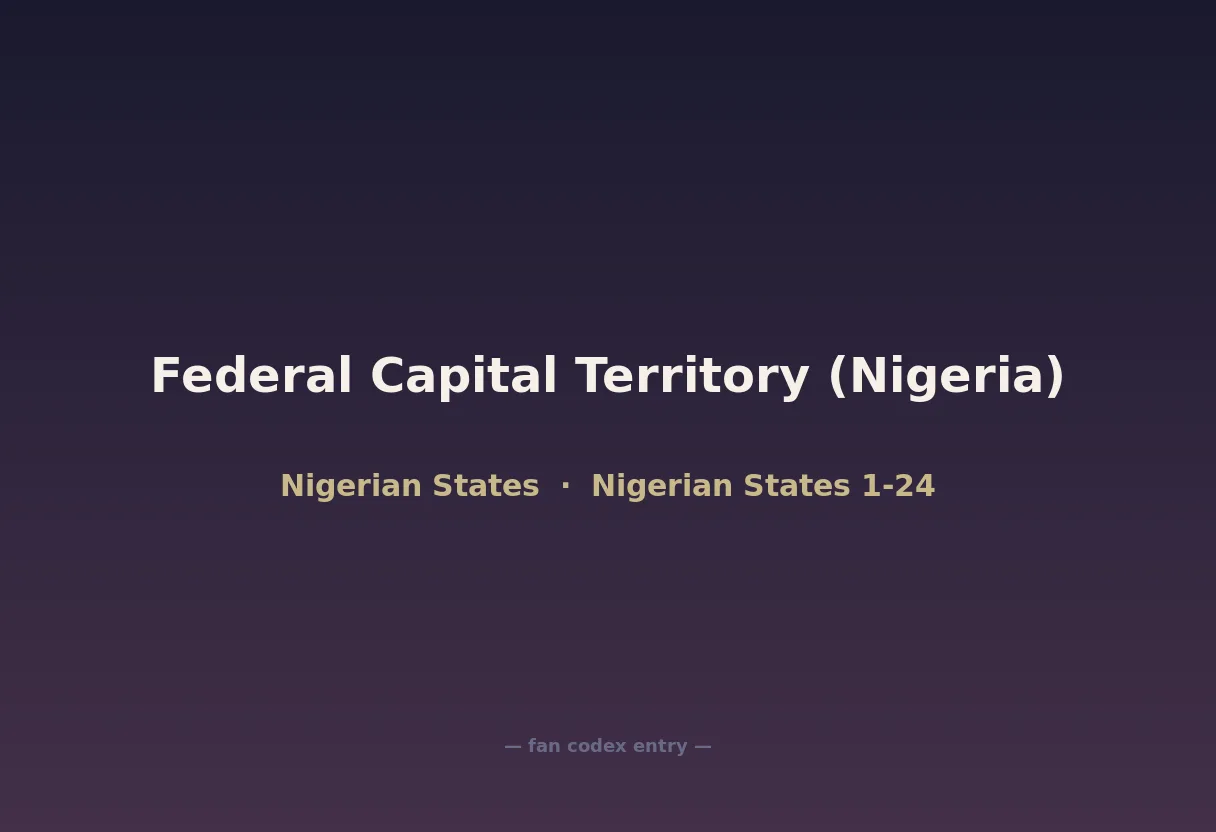 Federal Capital Territory (Nigeria)